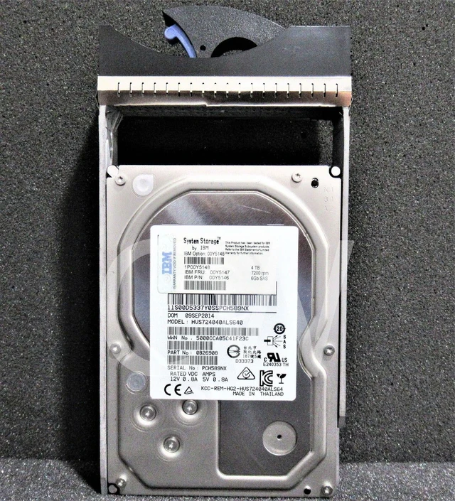 Main image of (NOT FOR HOME PC!) 00Y5147 00Y5148 00Y5146 IBM 4TB 7.2K RPM 6Gb/s NL 3.5" SAS SERVER HDD Hard Drive