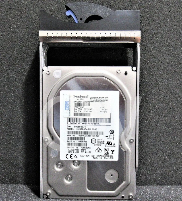 Alt view image 3 of 4 - (NOT FOR HOME PC!) 00Y5147 00Y5148 00Y5146 IBM 4TB 7.2K RPM 6Gb/s NL 3.5" SAS SERVER HDD Hard Drive
