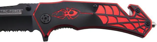 Alt view image 5 of 7 - 7.5" TAC FORCE SPIDER SPRING ASSISTED TACTICAL FOLDING KNIFE Pocket Blade Assist