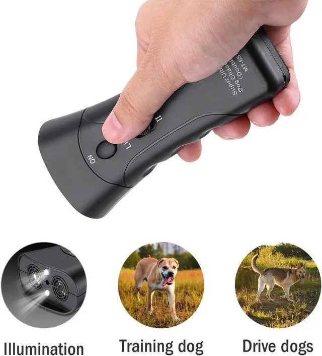 Alt view image 5 of 6 - Ultrasonic Stop Barking Away Anti Bark Control Dog Training Pet Repeller Device