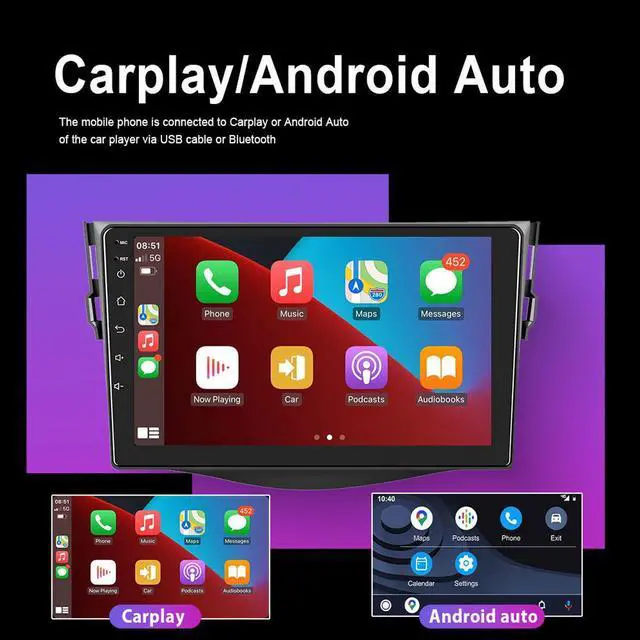 Alt view image 3 of 5 - 2007-12 Car Stereo Radio GPS Navigon 4Core  For Toyota RAV4 Android