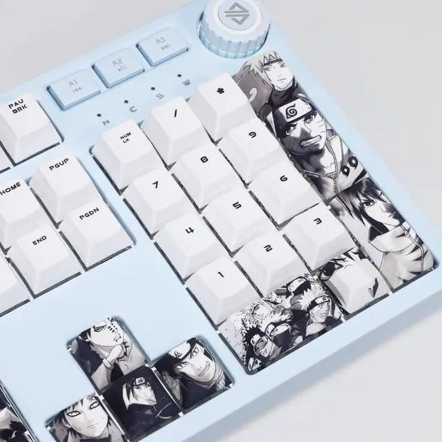 Alt view image 6 of 6 - Mechanical keyboard key cap Naruto 108 key cap full set DIY