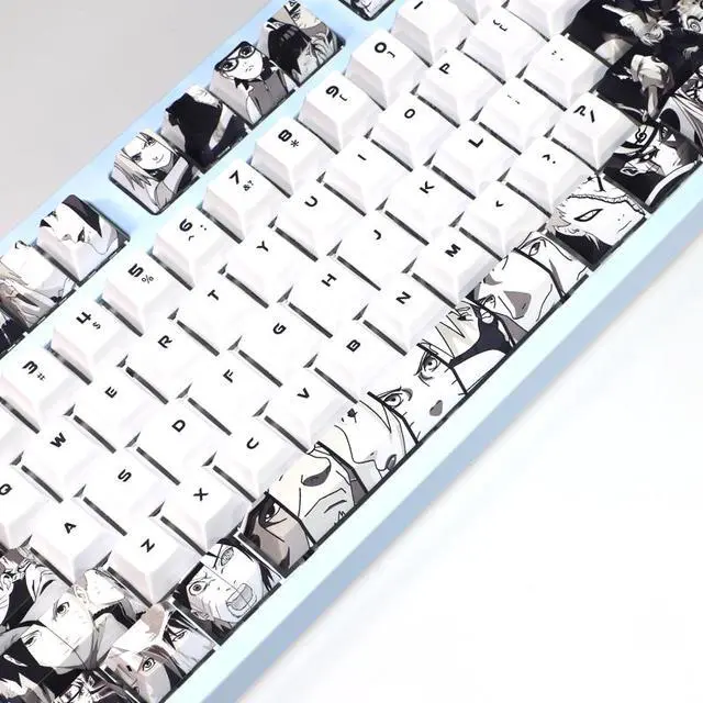 Alt view image 5 of 6 - Mechanical keyboard key cap Naruto 108 key cap full set DIY