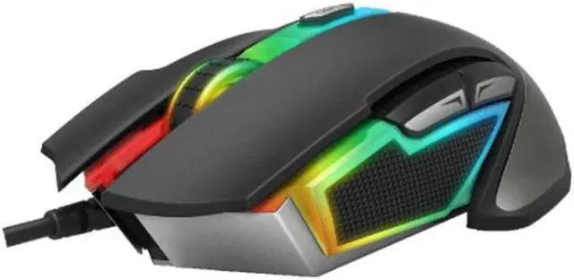 Alt view image 2 of 7 - Rapoo V302 8 Keys Color RGB Gaming Wired Mouse, Cable Length: 1.8m (Black)