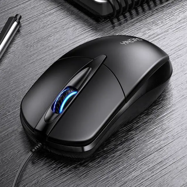 Main image of YINDIAO G2 1000DPI 3-keys RGB Light Wired Business Mouse (Black)