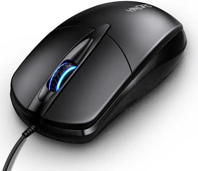 Alt view image 2 of 6 - YINDIAO G2 1000DPI 3-keys RGB Light Wired Business Mouse (Black)
