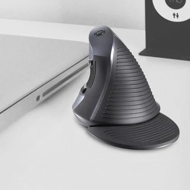 Alt view image 6 of 6 - DELUX M618 6-Keys Vertical Handheld Mouse Ergonomic Wired Mouse, Cable Length: 1.5m Wired (Black)