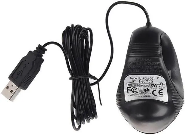 Alt view image 3 of 7 - Portable Mini Handheld Wired Mouse