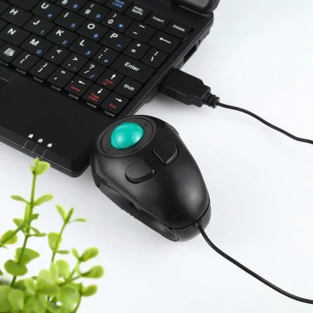 Alt view image 7 of 7 - Portable Mini Handheld Wired Mouse