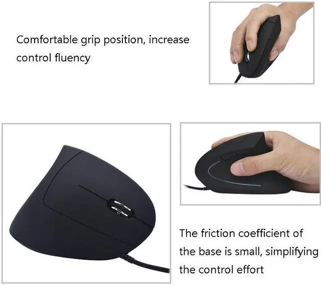 Alt view image 4 of 6 - JSY-5 6 Keys Laser USB Wired Mouse Optical Upright Mouse (Five Generation Wired)