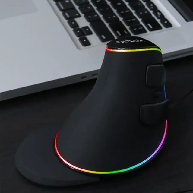 Main image of DELUX M618 Plus RGB Wired Optical Mouse Ergonomic Vertical Mouse 4000DPI
