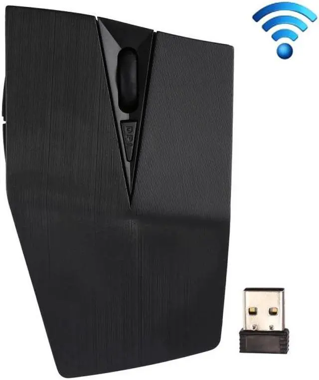 Main image of 2.4GHz USB Receiver Adjustable 1200 DPI Wireless Optical Mouse for Computer PC Laptop (Black)
