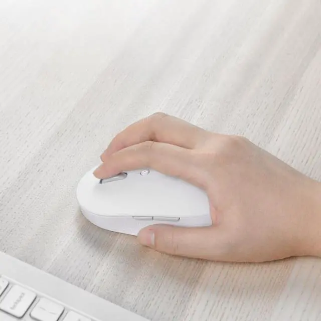 Alt view image 7 of 7 - Original Xiaomi 2.4G Wireless Bluetooth 4.2 Dual Mode Silent Mouse (Black)