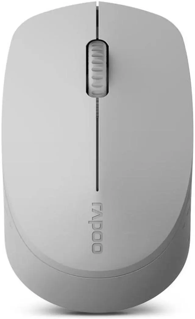 Main image of Rapoo M100G 2.4GHz 1300 DPI 3 Buttons Office Mute Home Small Portable Wireless Bluetooth Mouse (Light Gray)