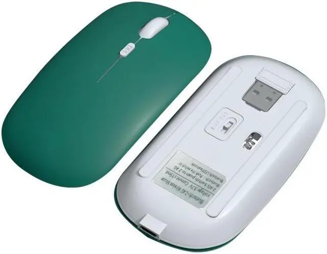 Main image of FOREV FVW312 1600dpi Bluetooth 2.4G Wireless Dual Mode Mouse Bluetooth + 2.4G(Dark Green) (Dark Green)