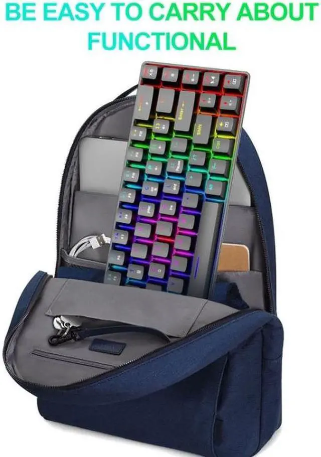 Alt view image 4 of 7 - ZIYOU LANG T8 68 Keys RGB Luminous Gaming Mechanical Keyboard, Cable Length:1.6m T8 White Red Shaft (White Red Shaft)