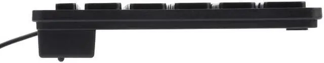Alt view image 5 of 7 - TT-A01 Ultra-thin Design Mini Wired Keyboard, German Version (Black)