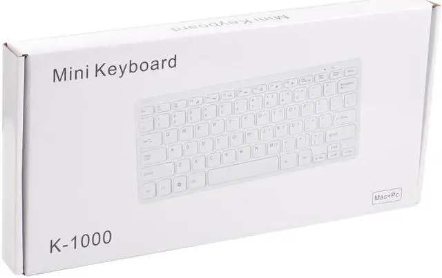 Alt view image 6 of 7 - TT-A01 Ultra-thin Design Mini Wired Keyboard, German Version (Black)