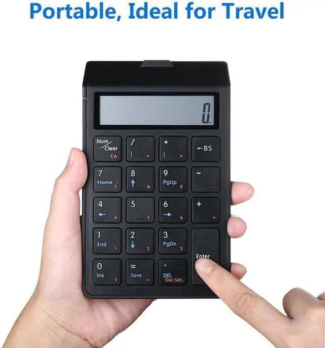 Alt view image 4 of 7 - Sunreed SKB886S 19 Keys Wired Keypad With Digital USB Interface, Cable Length: 1.5m Wired Black (Black)