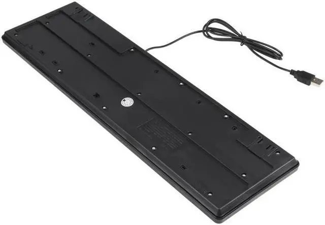 Alt view image 4 of 7 - MC-689 Waterproof USB Wired Keyboard, Arabic Version (Black)