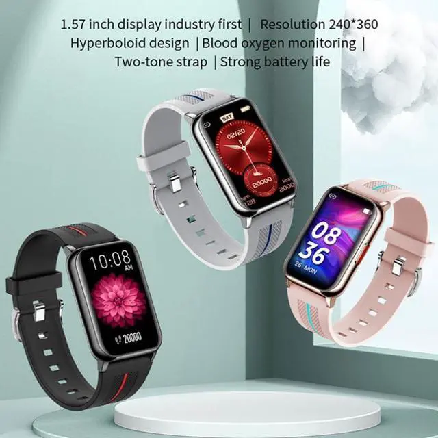 Alt view image 2 of 7 - LOANIY H76 Heart Rate Detection Waterproof Smart Watch (Black)