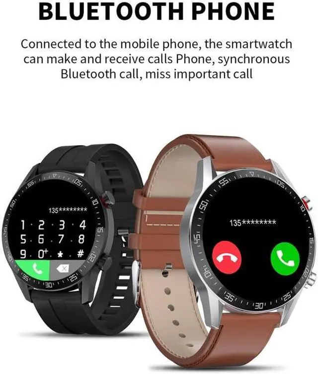Alt view image 2 of 7 - SK7Plus 1.28 inch IPS Screen Steel Strap Smart Watch, Support Bluetooth Call/Sleep Monitoring Steel Strap(Black) (Black)