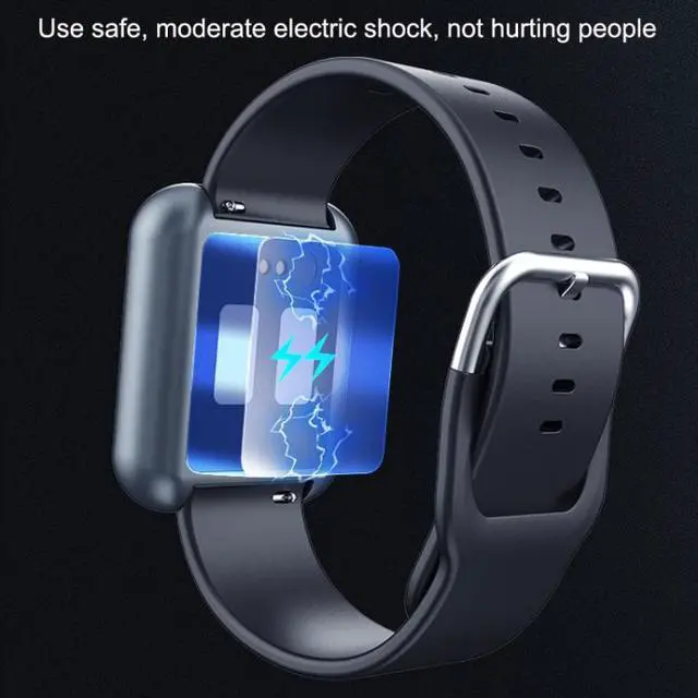 Alt view image 6 of 7 - HZQW-101 Silent Alarm Shock Smart Wireless Watch Bed Rest Corrector (Black)