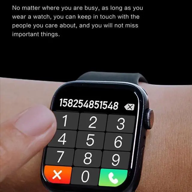 Alt view image 3 of 7 - i7 pro+ VIP 1.75 inch TFT Screen Smart Watch, Support Bluetooth Dial/Sleep Monitoring (Grey)