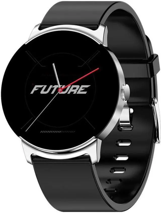 Main image of KS02 1.32 Inch Smart Watch Supports Blood Glucose Detection, Blood Pressure Detection, Blood Oxygen Detection (Silver+Black)