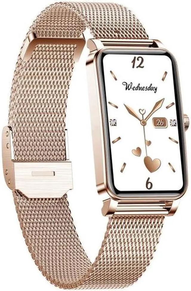 Main image of ZX19 1.45 inch HD Screen Bluetooth 5.0 IP68 Waterproof Women Smart Watch, Support Sleep Monitor / Menstrual Cycle Reminder / Heart Rate Monitor / Blood Oxygen Monitoring, Style: Steel Strap