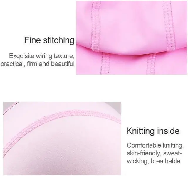 Alt view image 3 of 7 - Children Waterproof Hair Care PU Coated Cartoon Pattern Swimming Cap PU Coated (Blue Shark) (Blue Shark) Black