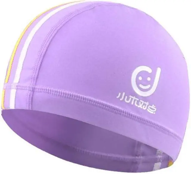 Alt view image 2 of 7 - 1101 Middle Age Children Deepen Summer Sun Protection Swimming Caps 1101 (Yellow) (Yellow)
