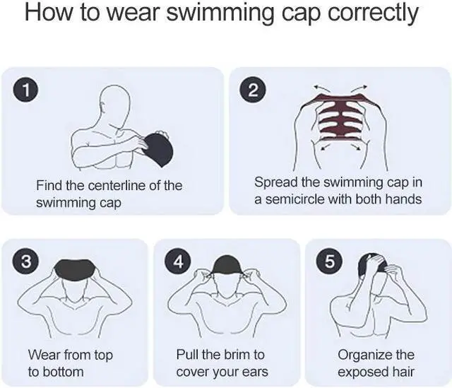 Alt view image 4 of 7 - Glossy Seamless Pure Silicone High Elasticity Professional Swimming Cap Glossy Seamless (Pink) (Pink)