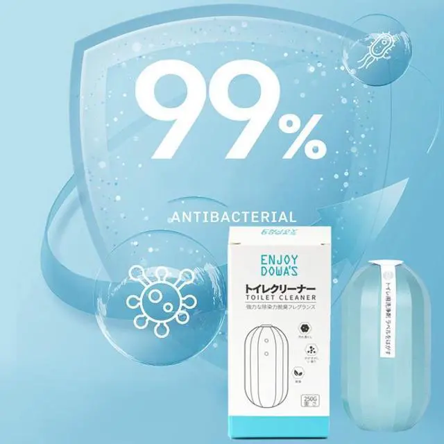 Alt view image 6 of 7 - ENJOY DOWAS Toilet Cleaning Magic Box Household Blue Bubble Deodorizer (Blue Bottle)