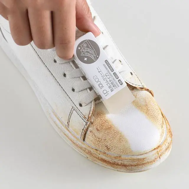 Alt view image 5 of 5 - Sp Sauce Sneaker Dry Cleaning Eraser Waterless Stain Removal Shoe Shine Cleaning Eraser (White)
