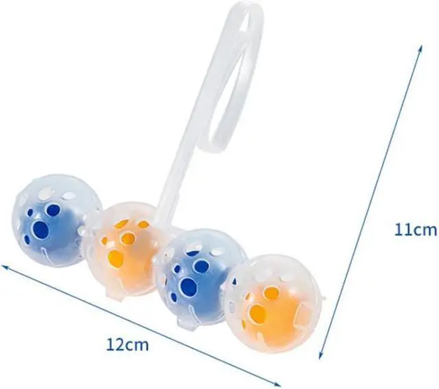 Alt view image 4 of 7 - Hanging Toilet Bowl Cleaner Balls Deodorizing Removing Stains Bathroom Freshener Hook Cleaning Toilet Balls (English Card Paper)
