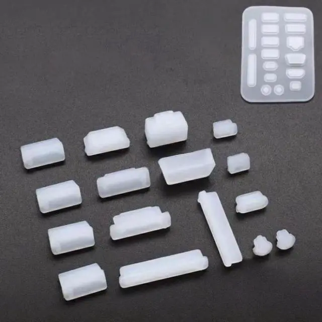 Main image of Laptop Universal Silicone Dust Plug (Transparent)