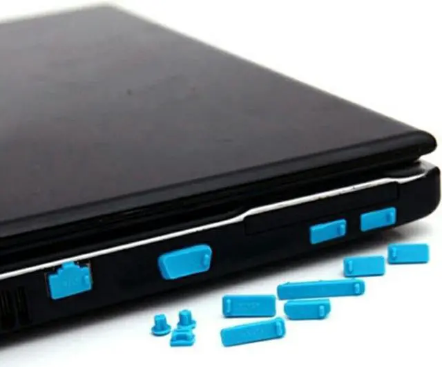 Alt view image 6 of 6 - Laptop Universal Silicone Dust Plug (Transparent)