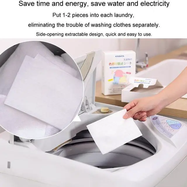 Alt view image 5 of 6 - 35pcs /Box KINBATA Anti-Dyeing And Anti-Color Transfer Laundry Color Absorbent Tablets