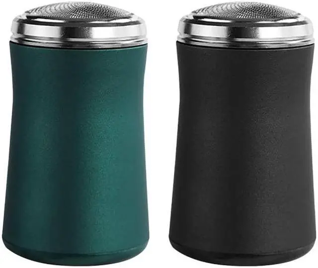 Alt view image 2 of 7 - Pocket Size Washable Electric Razor USB Rechargeable Travel Shavers for Men Pocket  Green (Green)