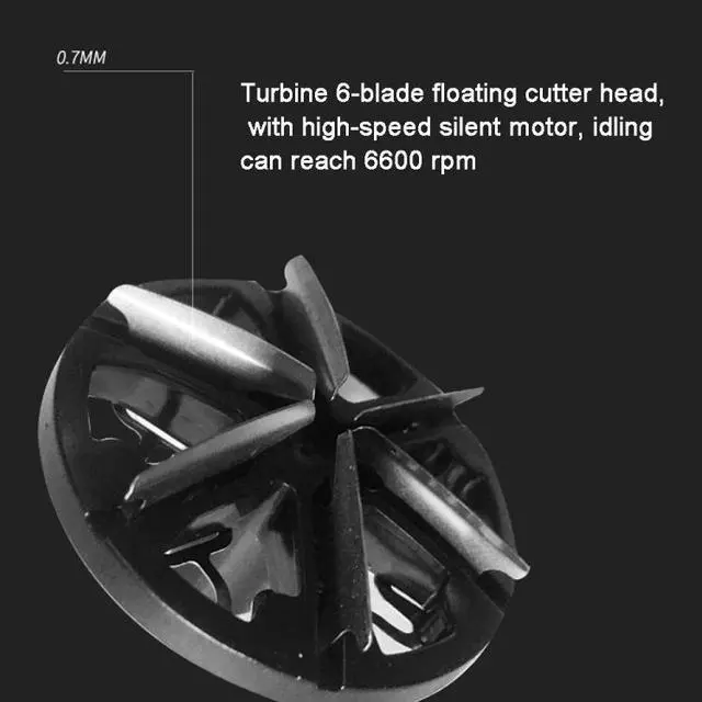 Alt view image 4 of 7 - Pocket Size Washable Electric Razor USB Rechargeable Travel Shavers for Men Pocket  Green (Green)