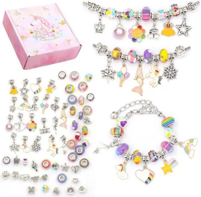 Main image of TZ-05 63 In 1 Colorful Crystal Cartoon DIY Jewelry Children Bracelet 63 In 1(Color Suit) (Color Suit)