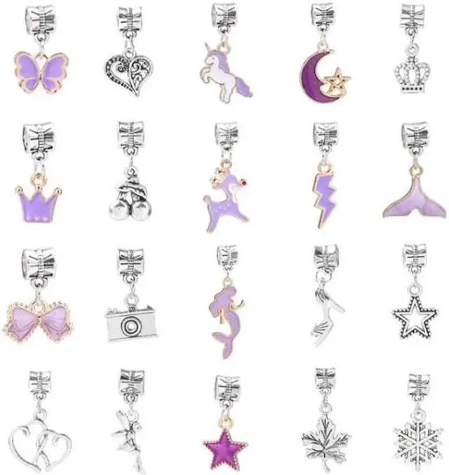 Alt view image 5 of 7 - TZ-05 63 In 1 Colorful Crystal Cartoon DIY Jewelry Children Bracelet 63 In 1(Color Suit) (Color Suit)