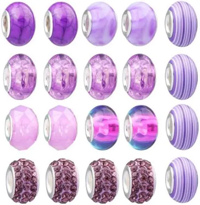 Alt view image 6 of 7 - TZ-05 63 In 1 Colorful Crystal Cartoon DIY Jewelry Children Bracelet 63 In 1(Color Suit) (Color Suit)