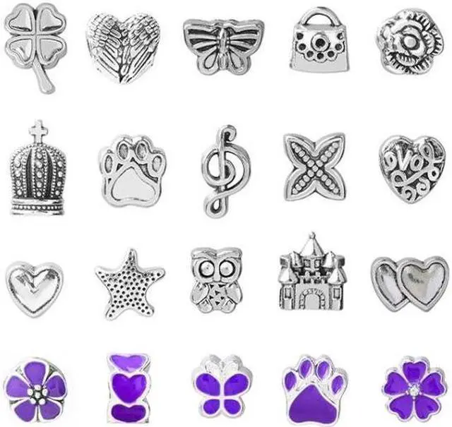 Alt view image 7 of 7 - TZ-05 63 In 1 Colorful Crystal Cartoon DIY Jewelry Children Bracelet 63 In 1(Color Suit) (Color Suit)