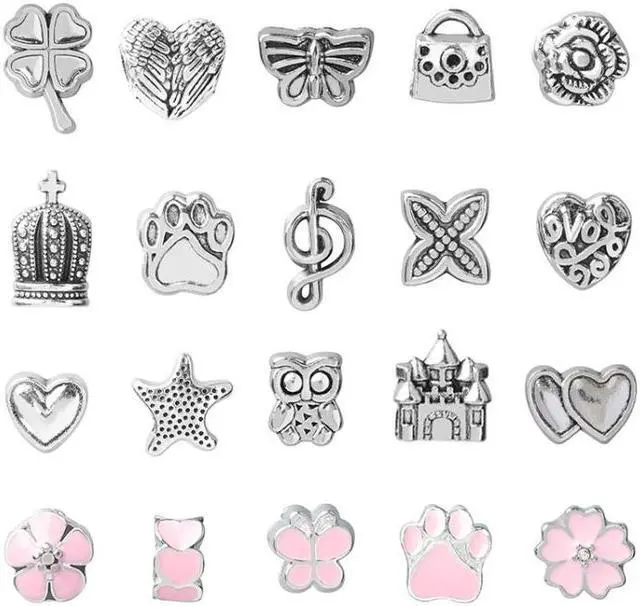 Alt view image 5 of 7 - 63 In 1 Cartoon DIY Handmade Jewelry Children Hand Chain Bracelet 63 In 1(Pink) (Pink)