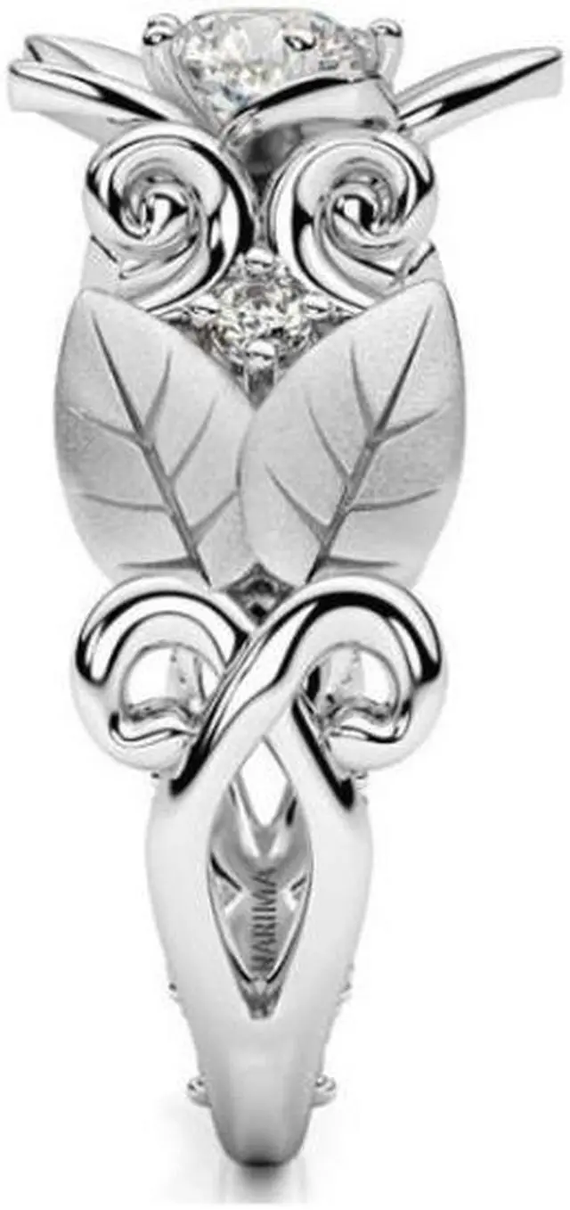 Alt view image 5 of 6 - Fashion Rose with Diamond Women Wedding Ring 8