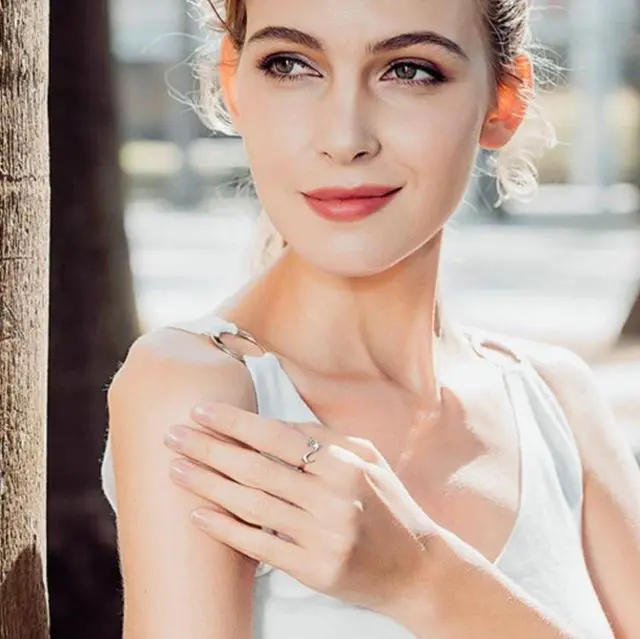 Alt view image 6 of 7 - Naughty Cat Sterling Silver Ring Fashion Open Ring SCR220 (Gold)