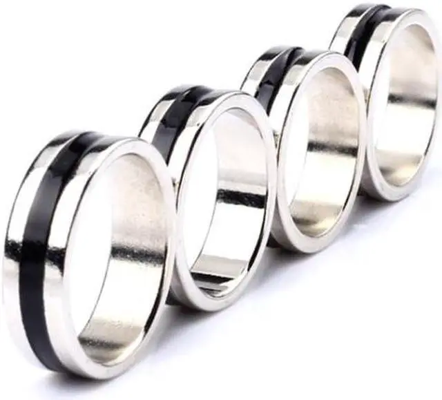 Alt view image 3 of 5 - Magnetic Ring for Magic Trick (Silver)