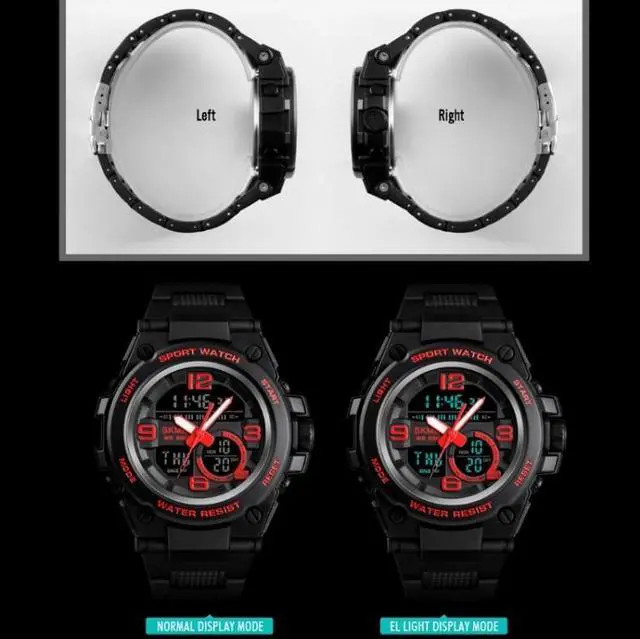 Alt view image 2 of 7 - SKMEI 1452 Outdoor Sports Electronic Watch Multifunctional Waterproof Watch (Golden)